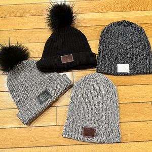 Love Your Melon Beanie Hats x4